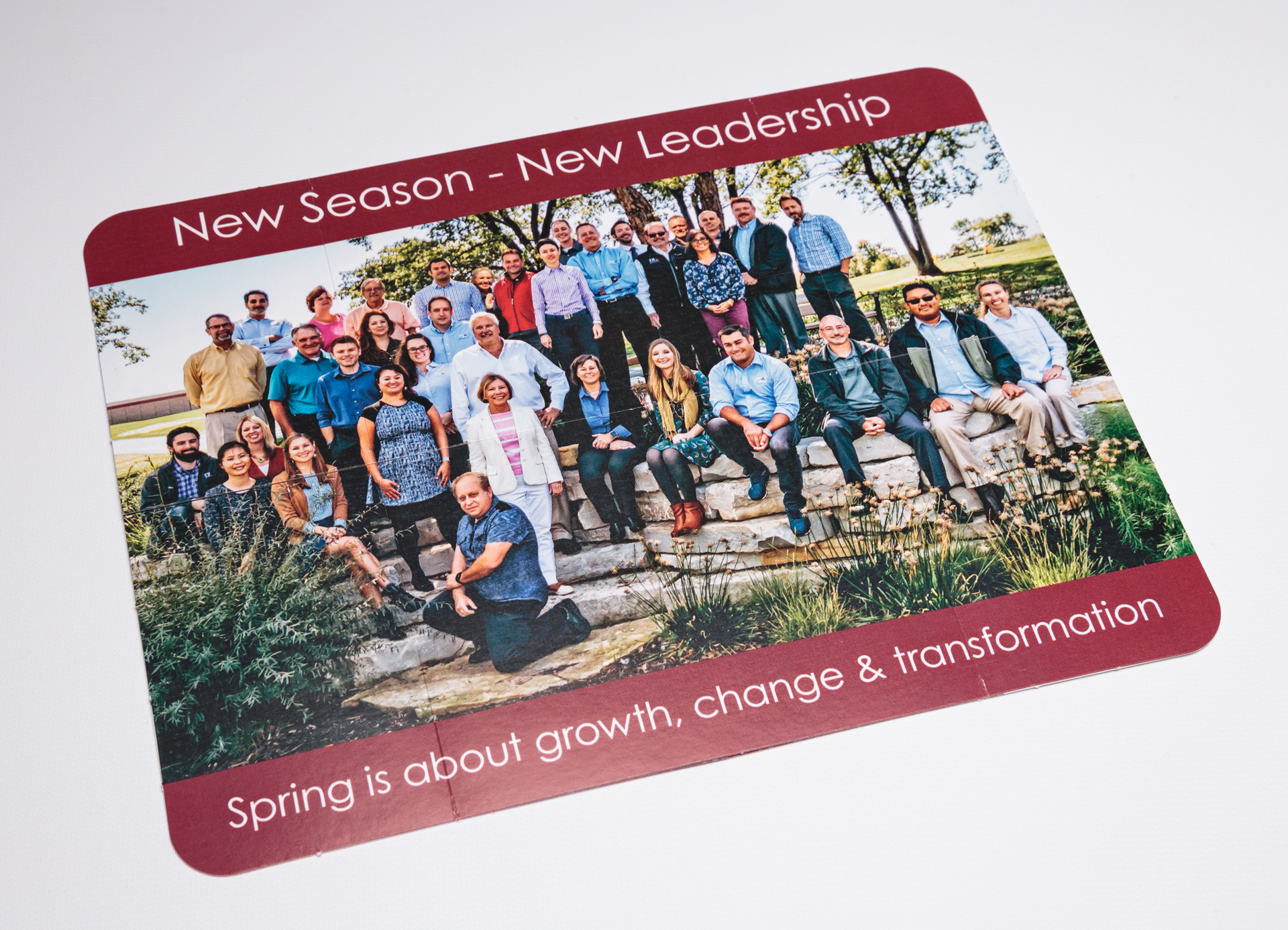 DLA Architects Shares Leadership Changes With Tablet Flapper Mailer