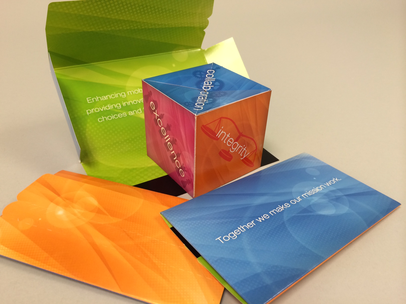 Georgia's SRTA Motivates Its Riders with with 3' Pop Up Cube Mailer with Zip Strip