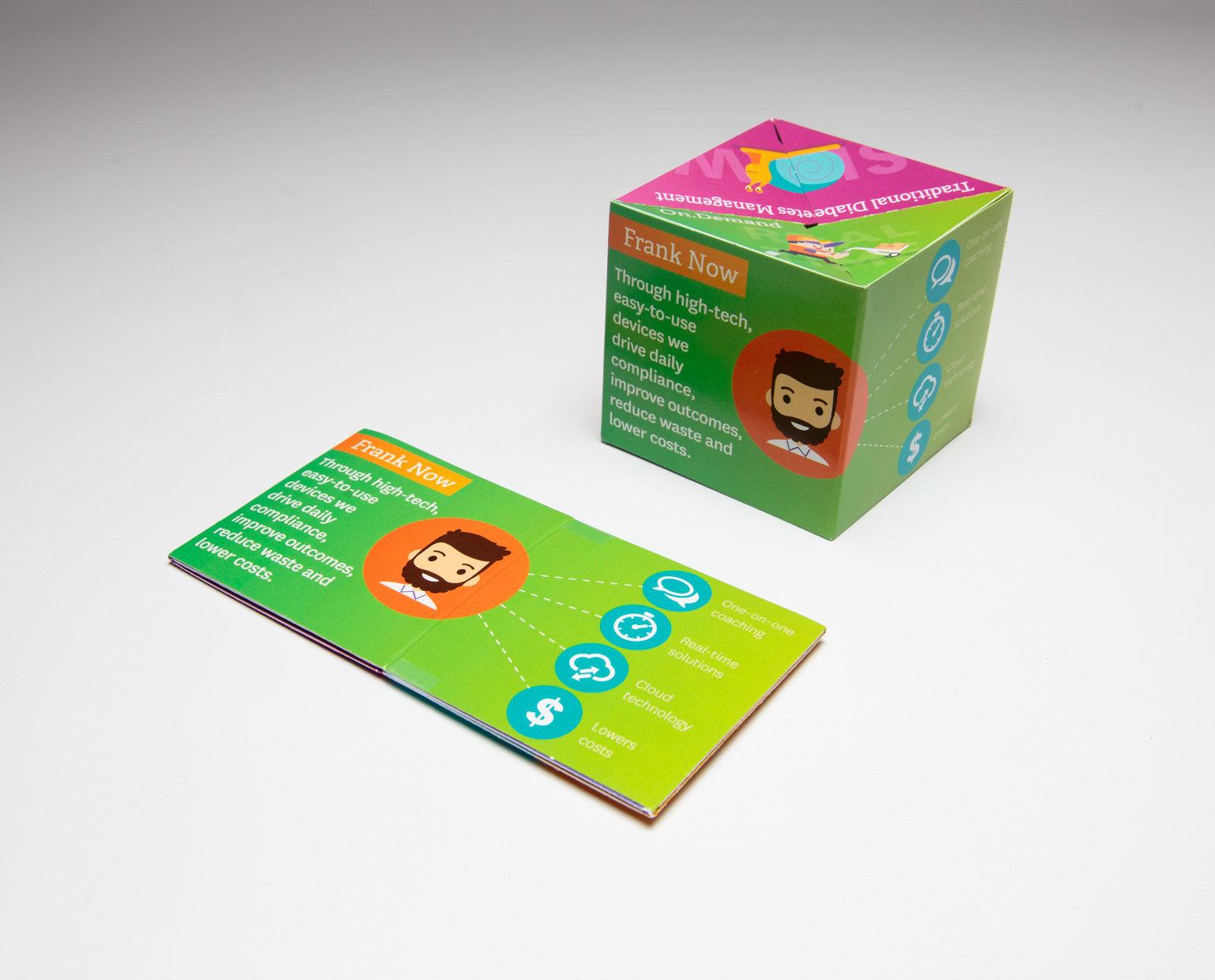 Envolve Stands Out with Interactive 3" Pop Up Cube with Zip Strip Mailer