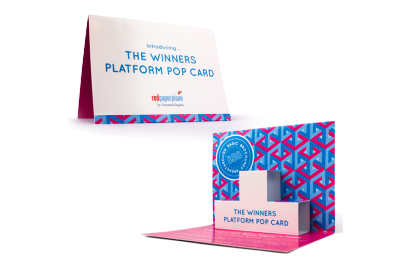 Winners Platform Pop Card