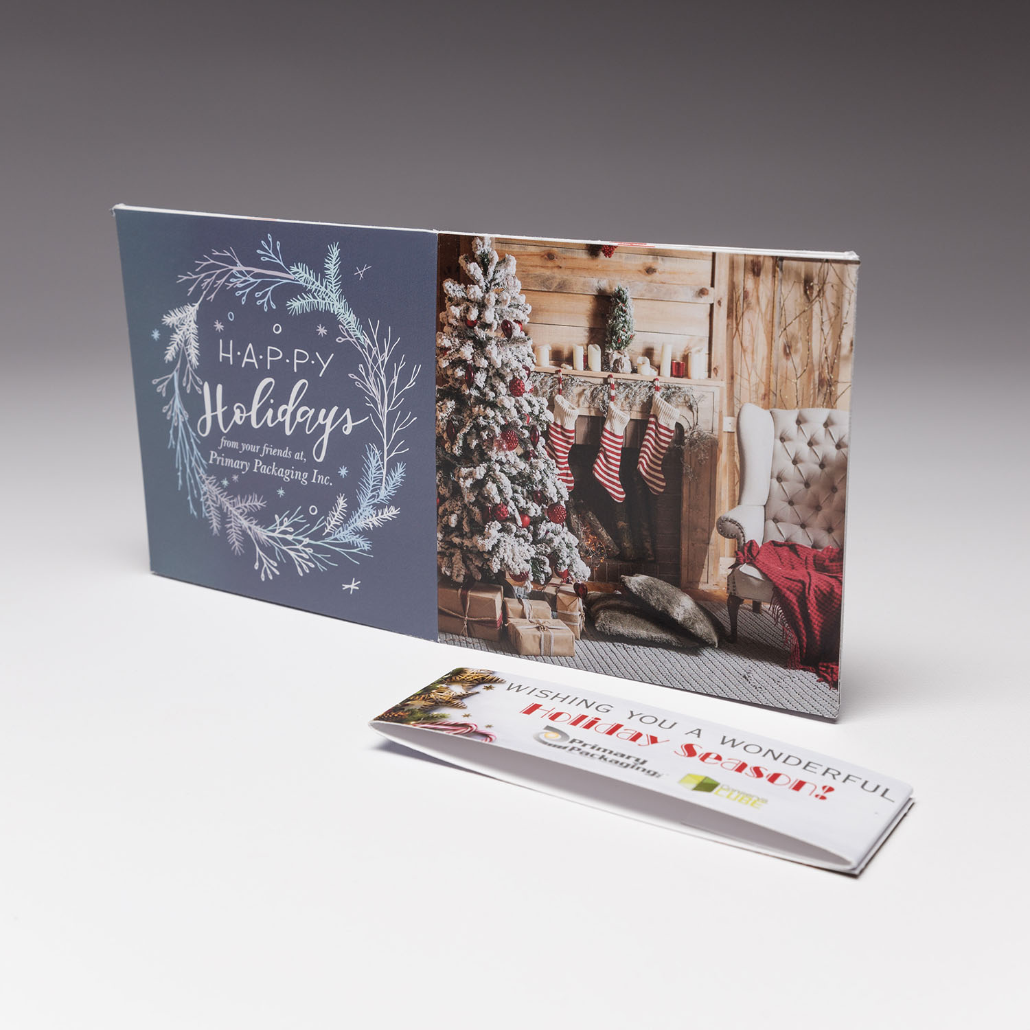 Send more than just a holiday greeting with us, Stand out from the crowd with our 4.25